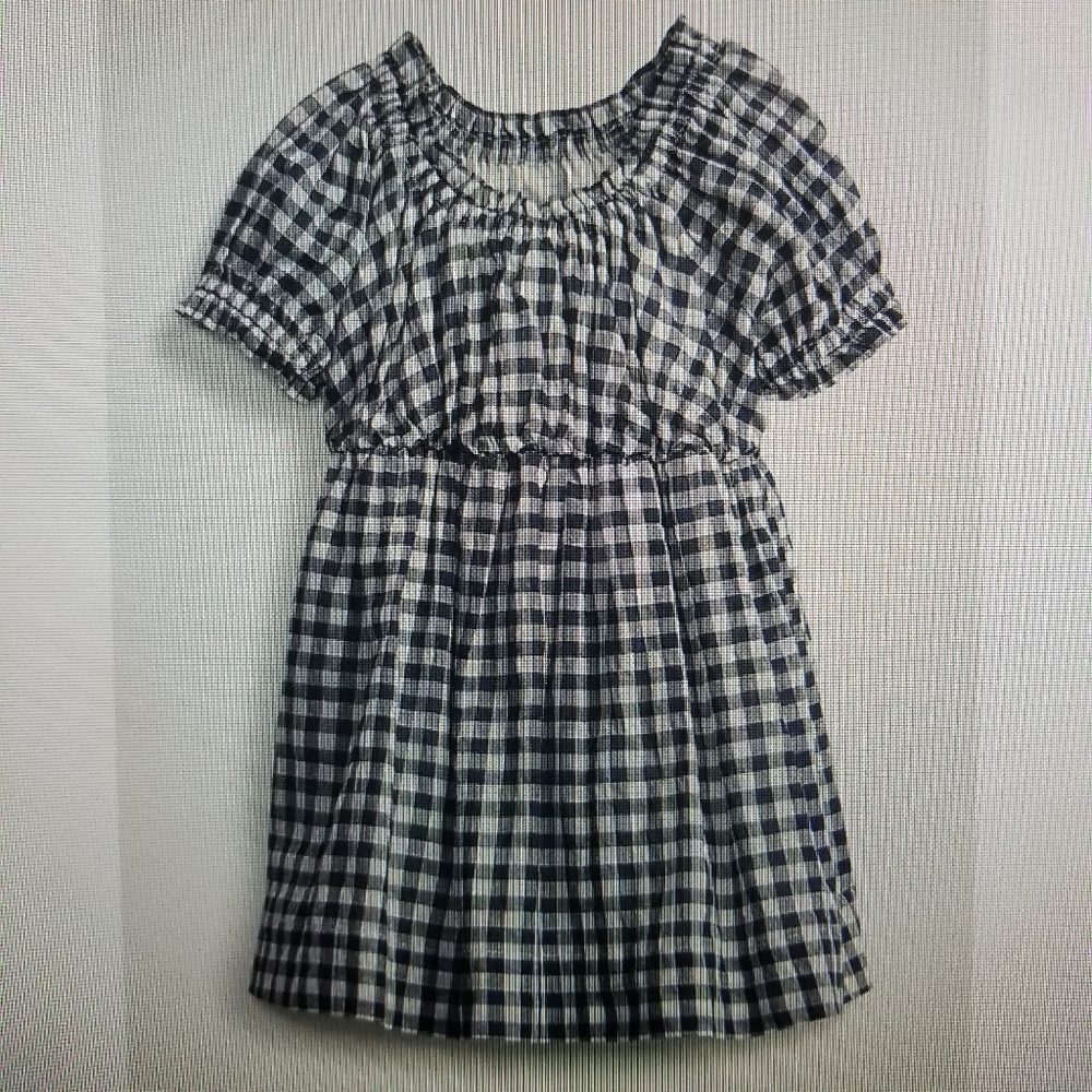 NWT Gap baby navy gingham print dress (size 12-18 mo) - Picture 9 of 13